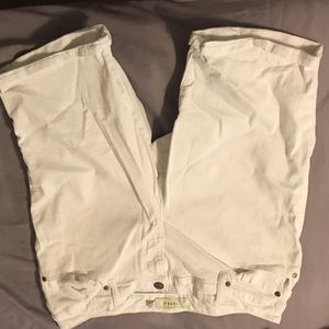 Torrid white Bermuda shorts